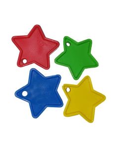 40gm Primary Mix Plastic Star Balloon Weight Anagram