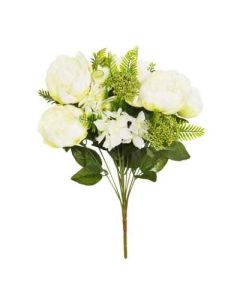 43cm Peony Hydrangea Viburnum Bouquet
