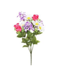 45cm Daisy Lilac Rose Bouquet