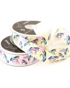 25mm Unicorn Dreams Ribbon On 20M Reel