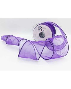 70mm Wired Edge Purple